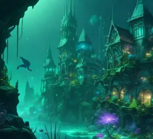 Underwater City Inhabited by Merfolk