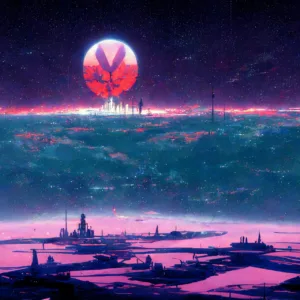 midjourney, evangelion, moonlit city-7450984.jpg