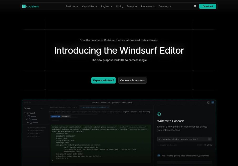 Codeium – Fast AI Code Autocomplete & IDE Chat for Developers logo