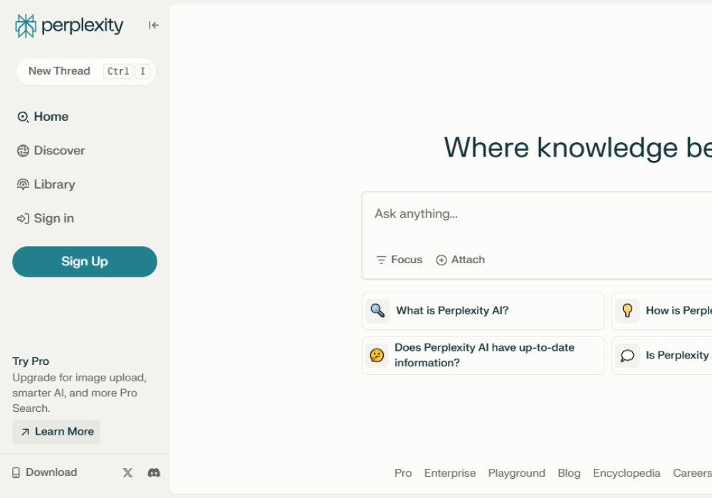 Perplexity Pro – Conversational AI Search Engine with Real-Time Citations
