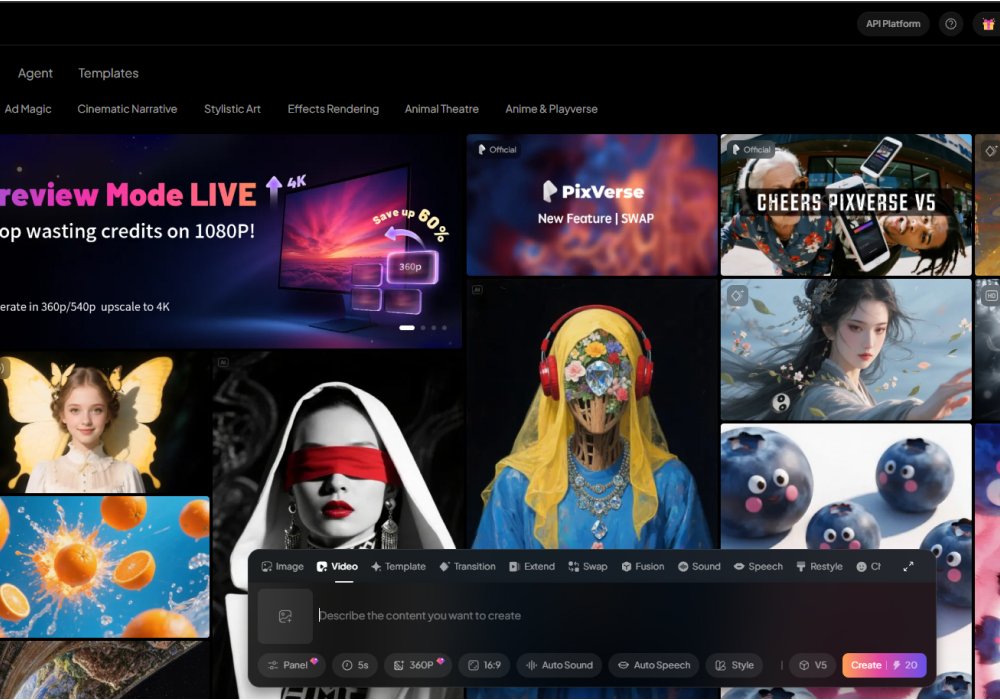 Pixverse AI v2.5 – AI Video Generator, Cinematic Motion & 4K Review